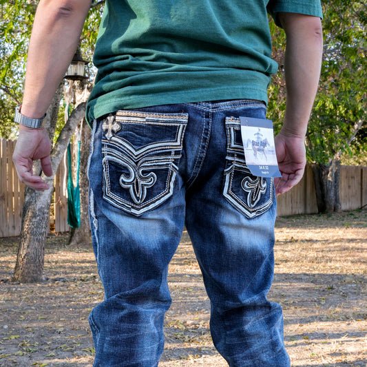Men’s Straight Fit Blue Jean-042