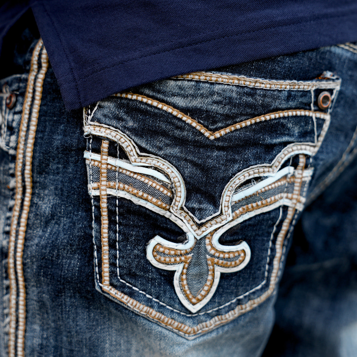 Men’s Straight Fit Blue Jean-049