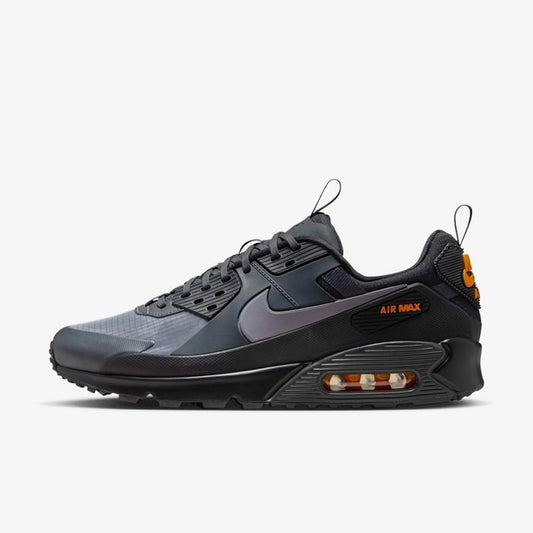 Black and Grey AM 90 Sneakers