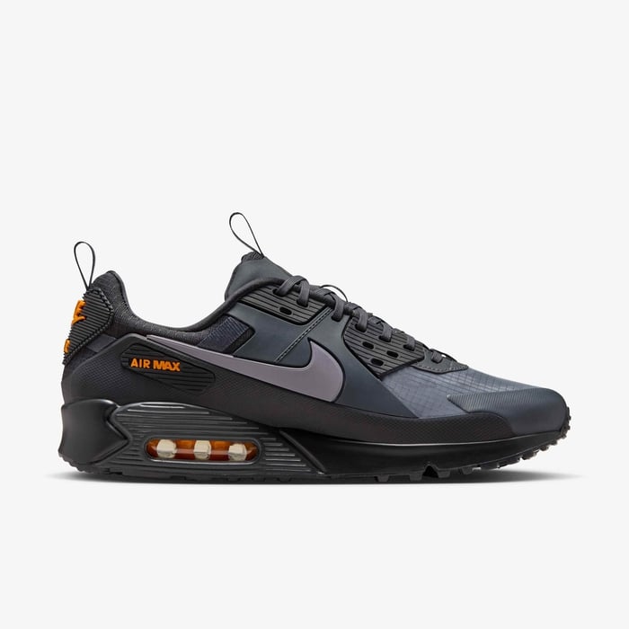 Black and Grey AM 90 Sneakers
