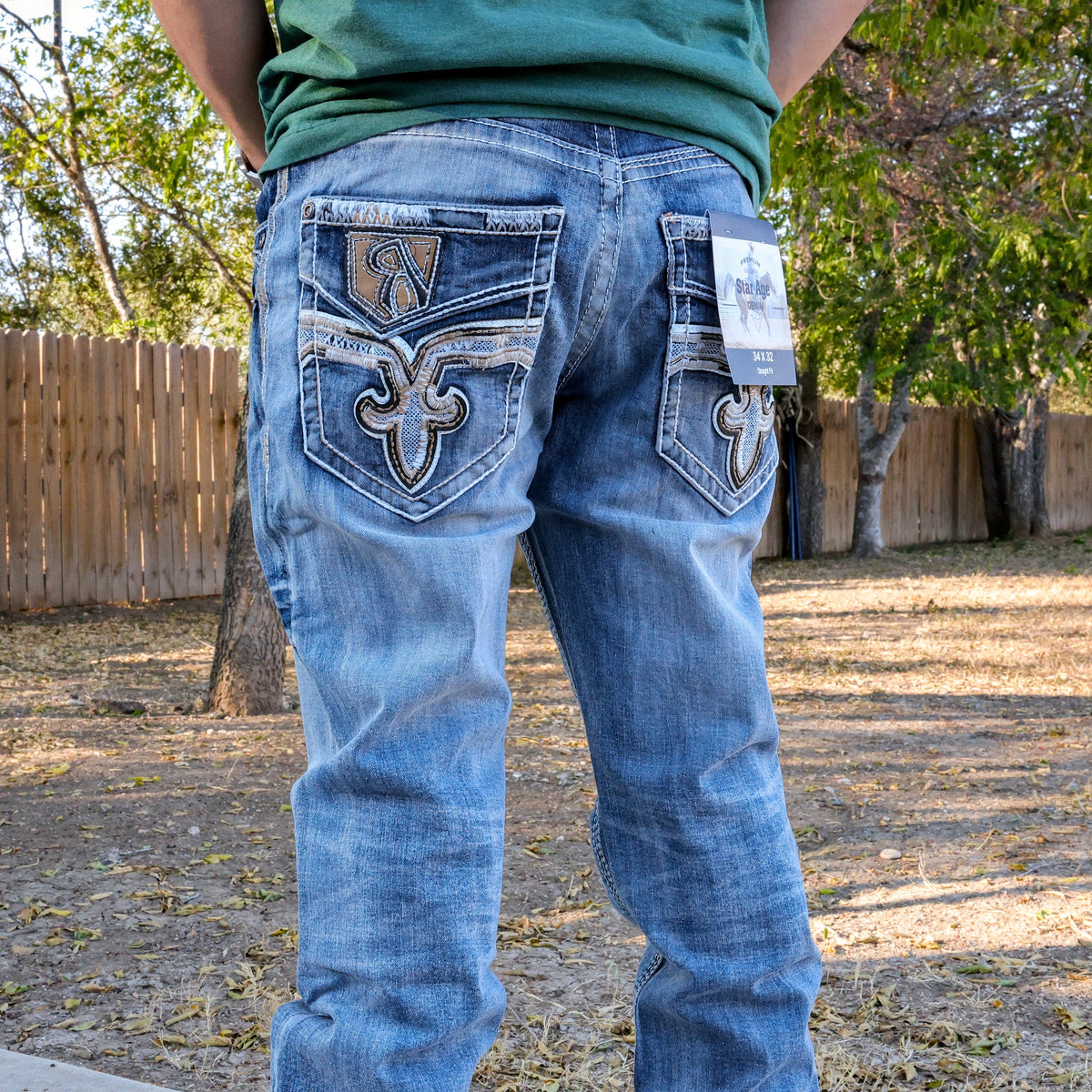 Men’s Straight Fit Blue Jean-041