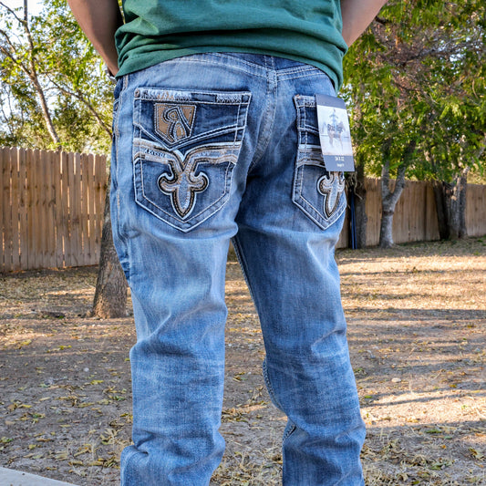 Men’s Straight Fit Blue Jean-041