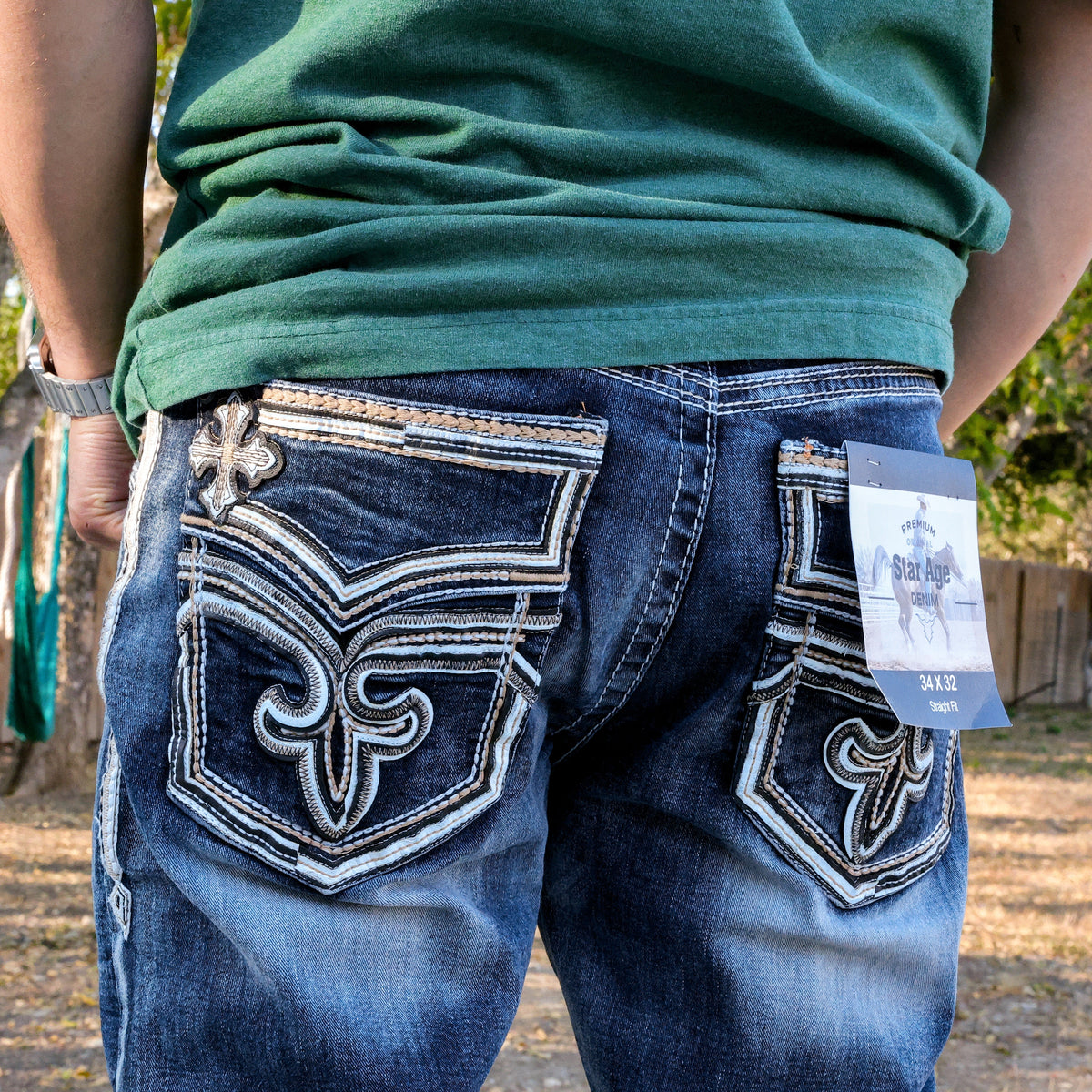 Men’s Straight Fit Blue Jean-042