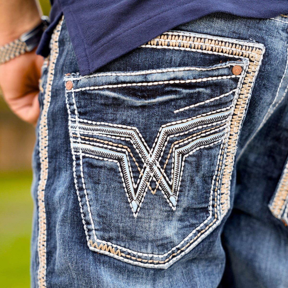 Men’s Straight Fit Blue Jean-047