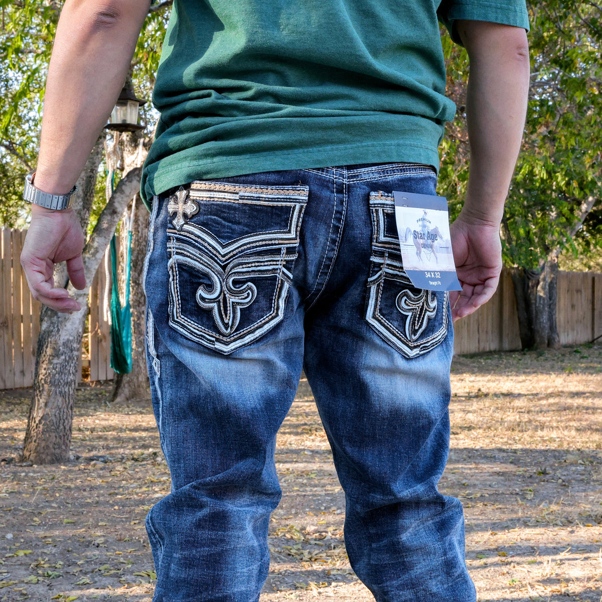 Men’s Straight Fit Blue Jean-042