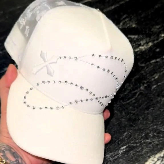 Shiny Long Chain Cap