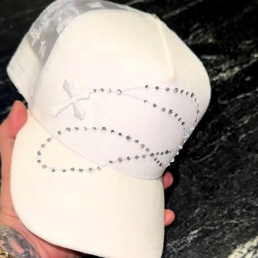 Shiny Long Chain Cap
