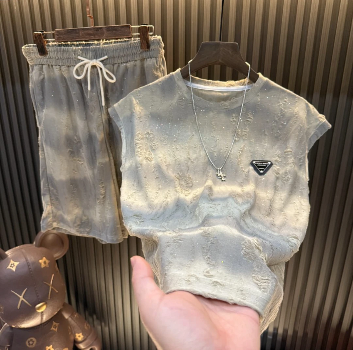 Summer versatile men's thin loose pants