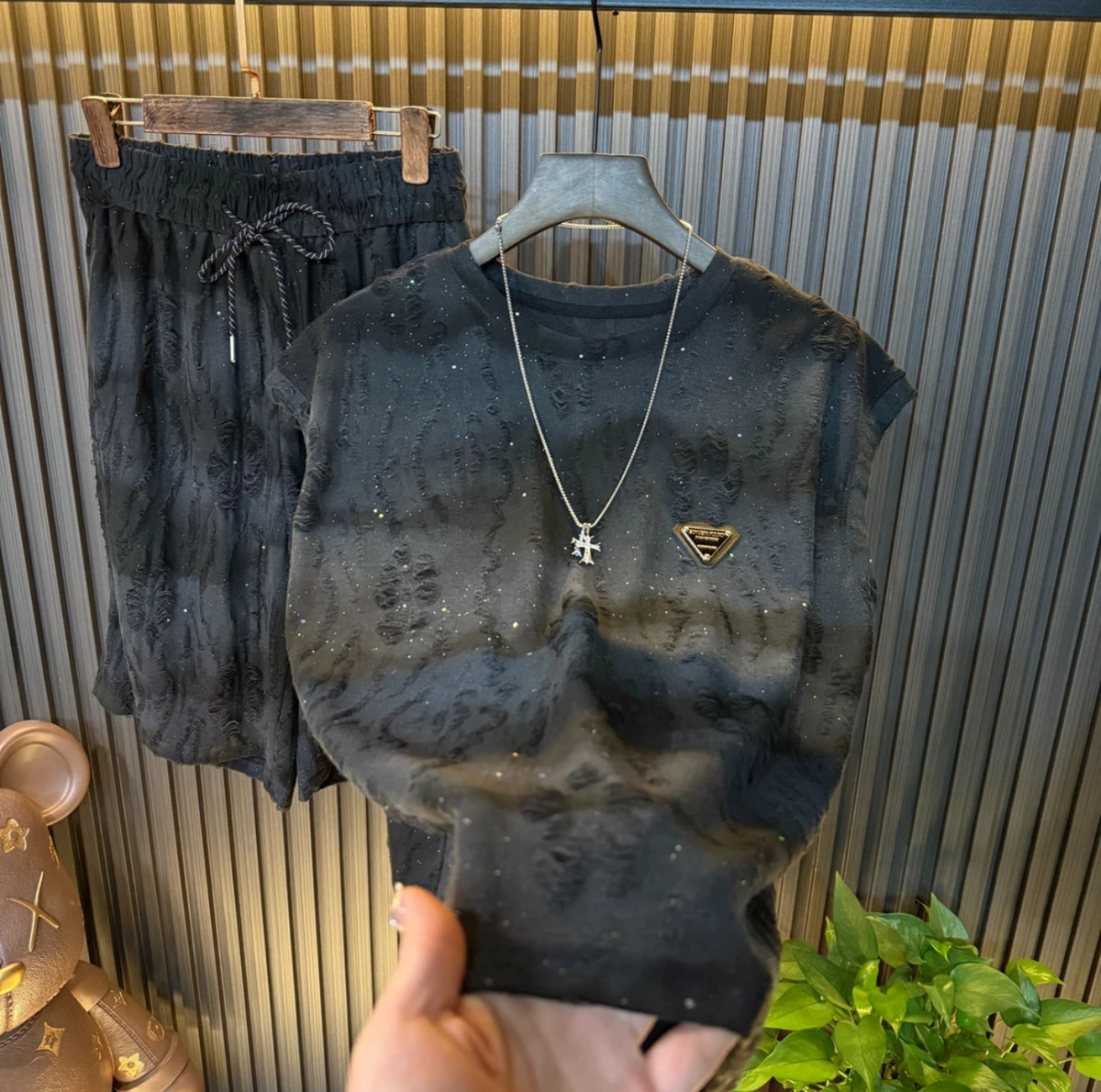 Summer versatile men's thin loose pants