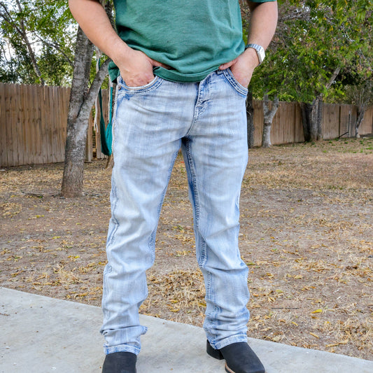 Men’s Straight Fit Blue Jean-043