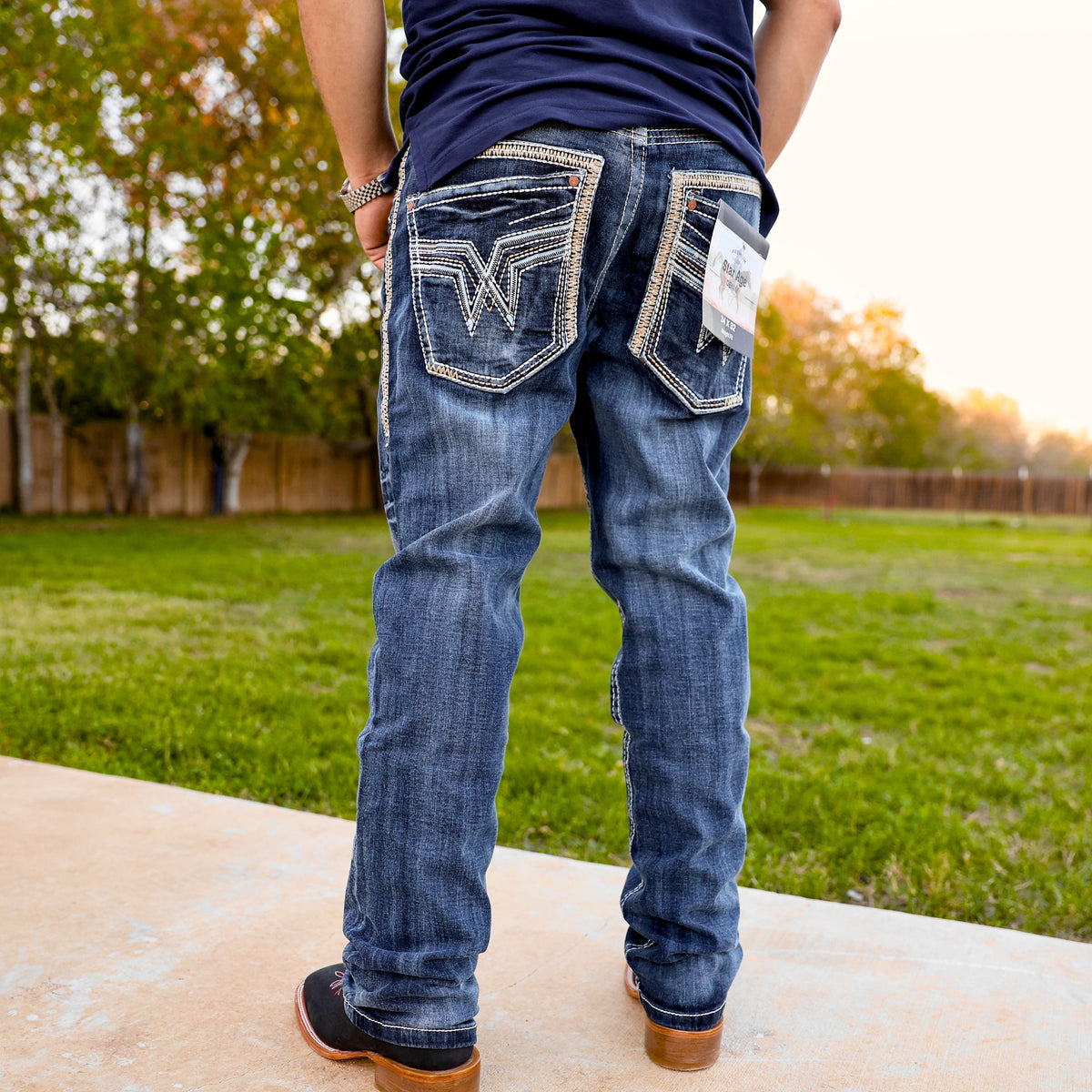 Men’s Straight Fit Blue Jean-047