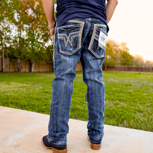 Men’s Straight Fit Blue Jean-047