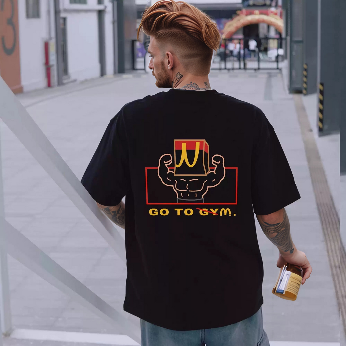 Funny "Go To M" cotton T-shirt
