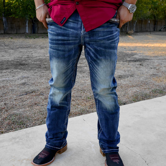 Men’s Straight Fit Blue Jean-040