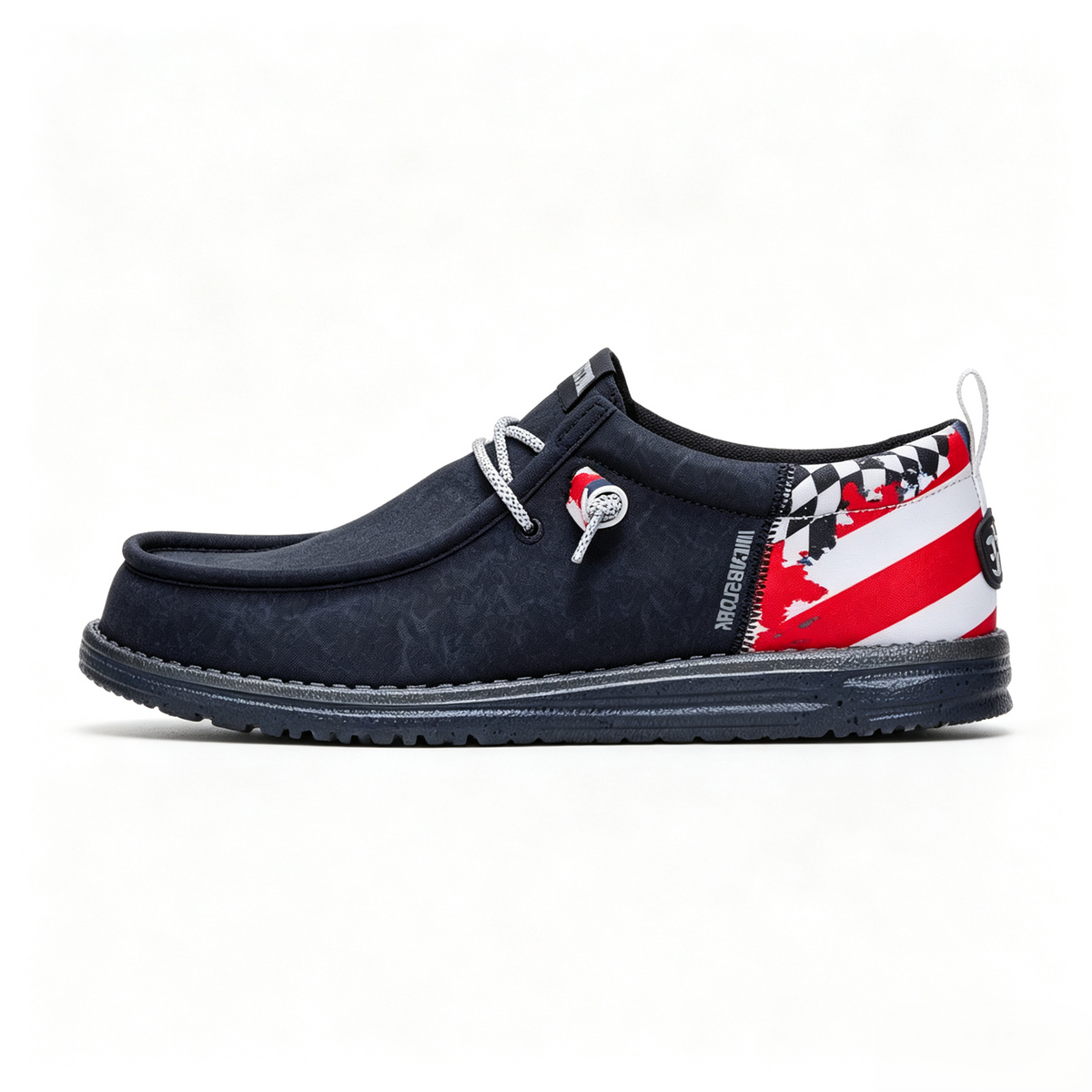 Men's Wally Funk NASCAR Merica Slip-On Shoes